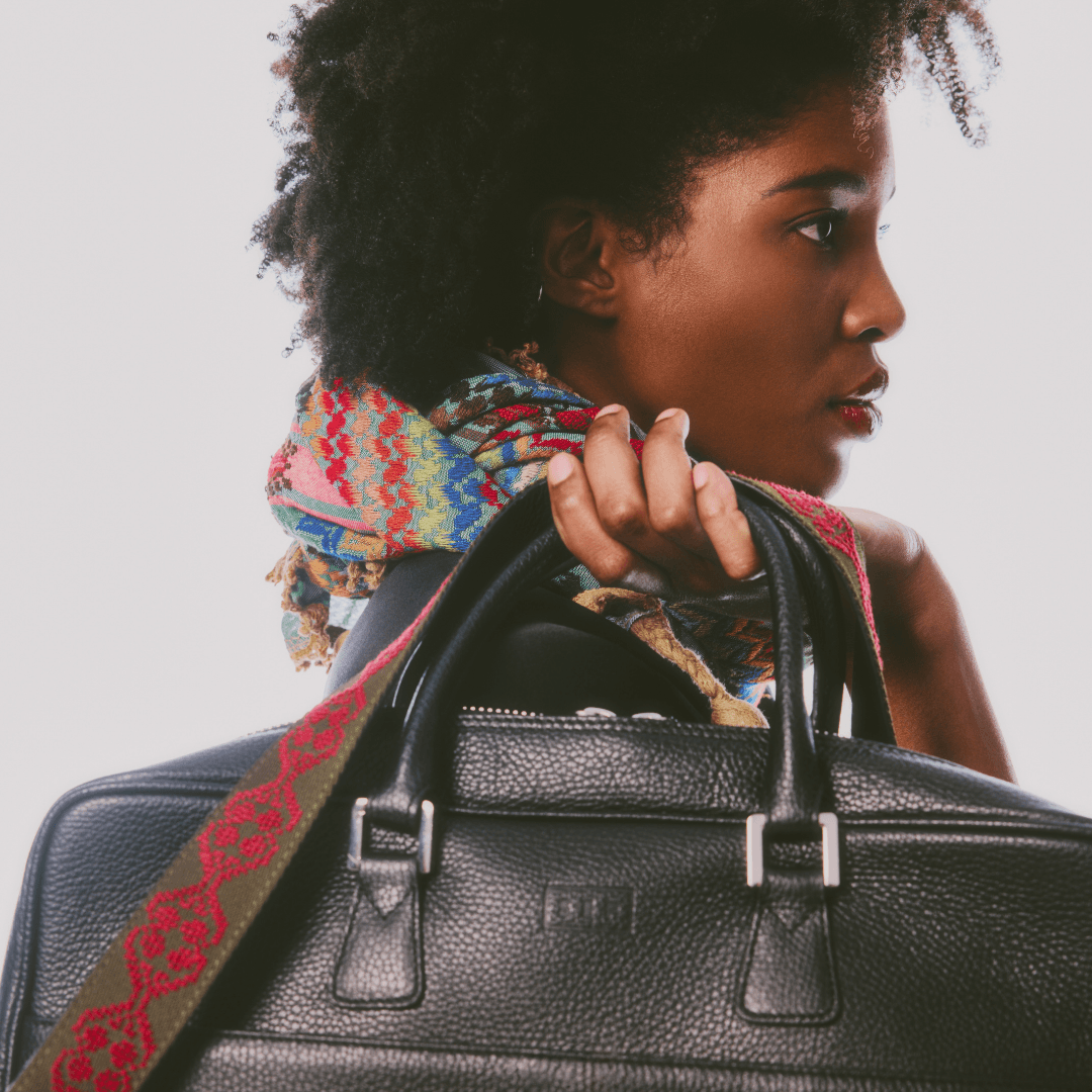 GRAIN LEATHER SLIM BRIEFCASE