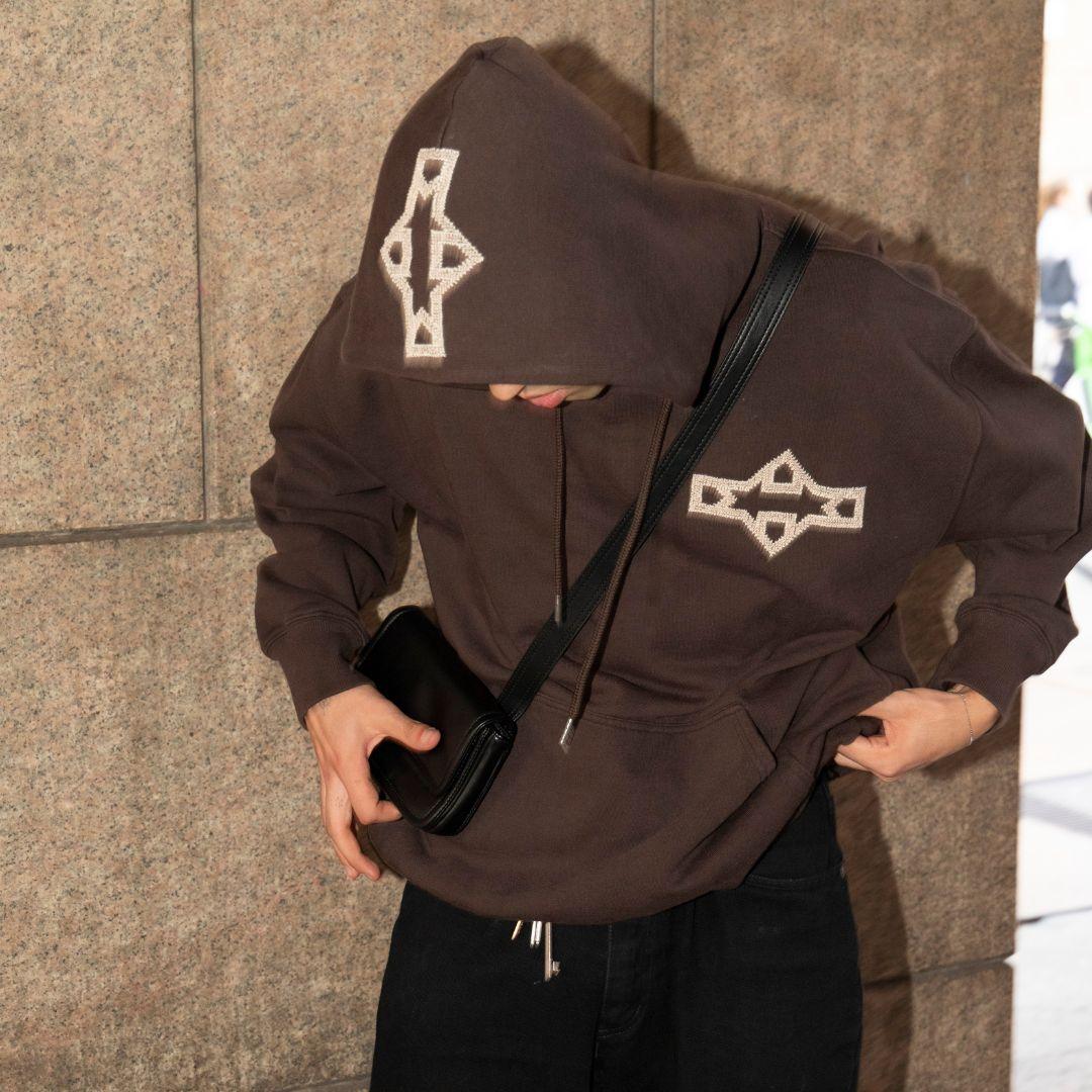 BROWN HOODIE AL QUDS