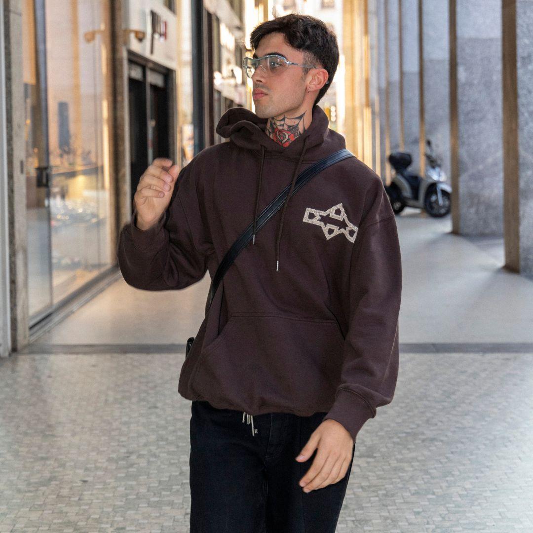 BROWN HOODIE AL QUDS