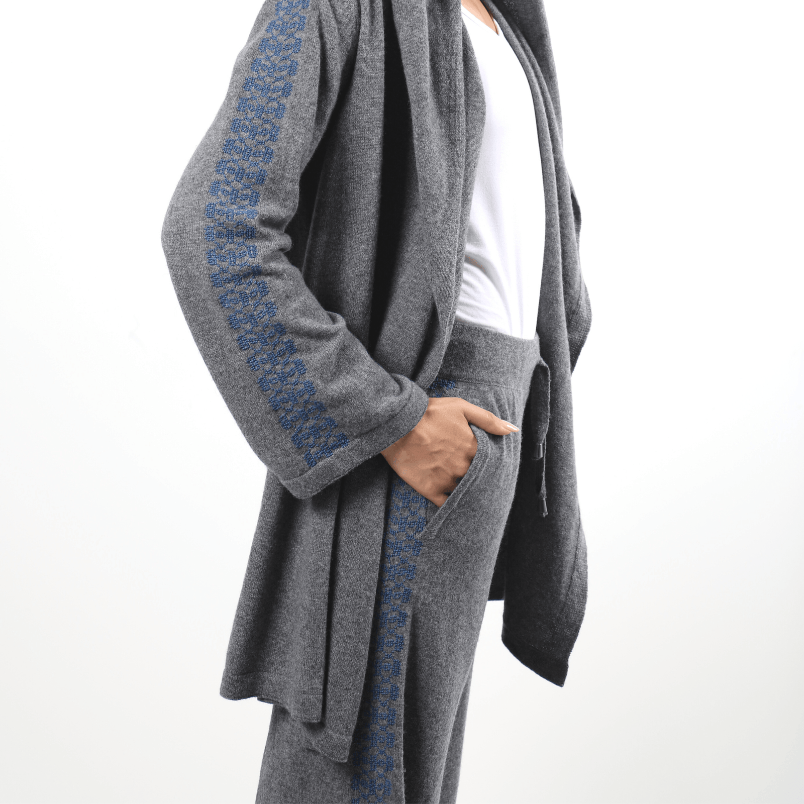 GRAY CASHMERE SWEATPANTS | BEEHIVE