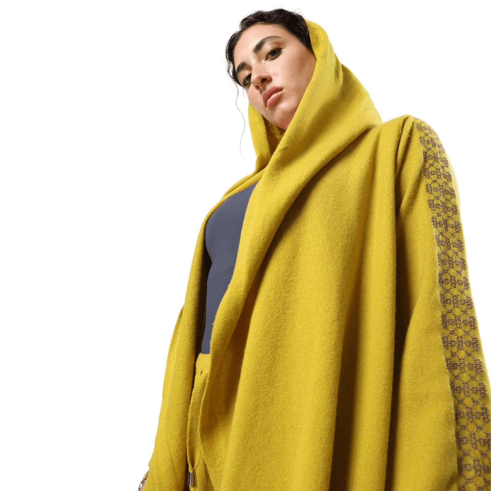 LIME CASHMERE HOODIE | BEEHIVE