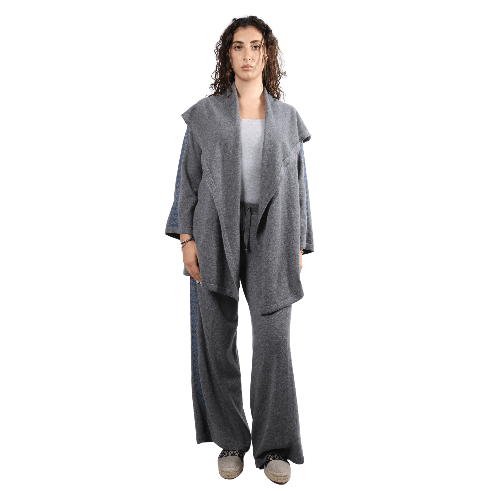 GRAY CASHMERE SWEATPANTS | BEEHIVE