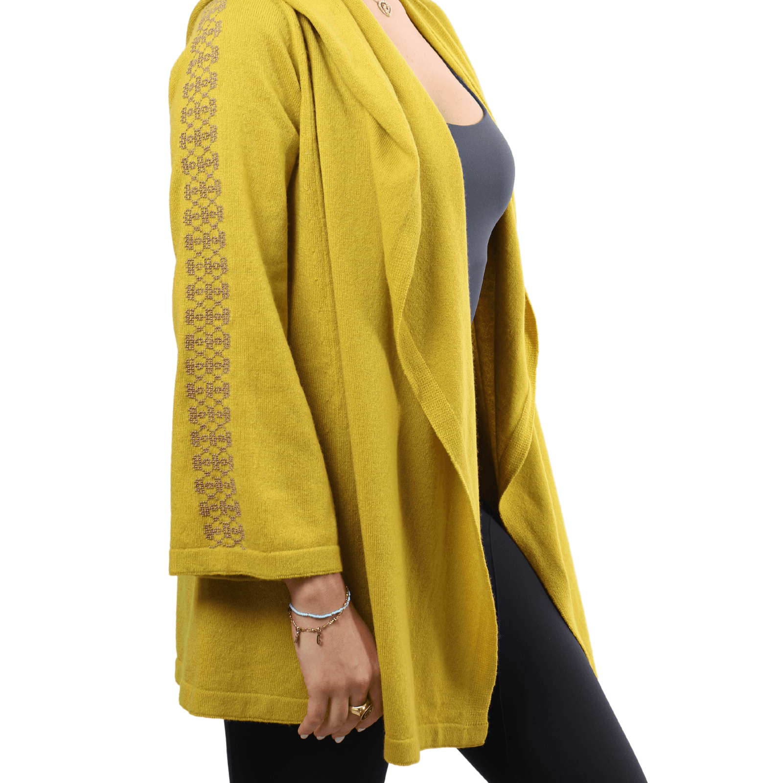 LIME CASHMERE HOODIE | BEEHIVE