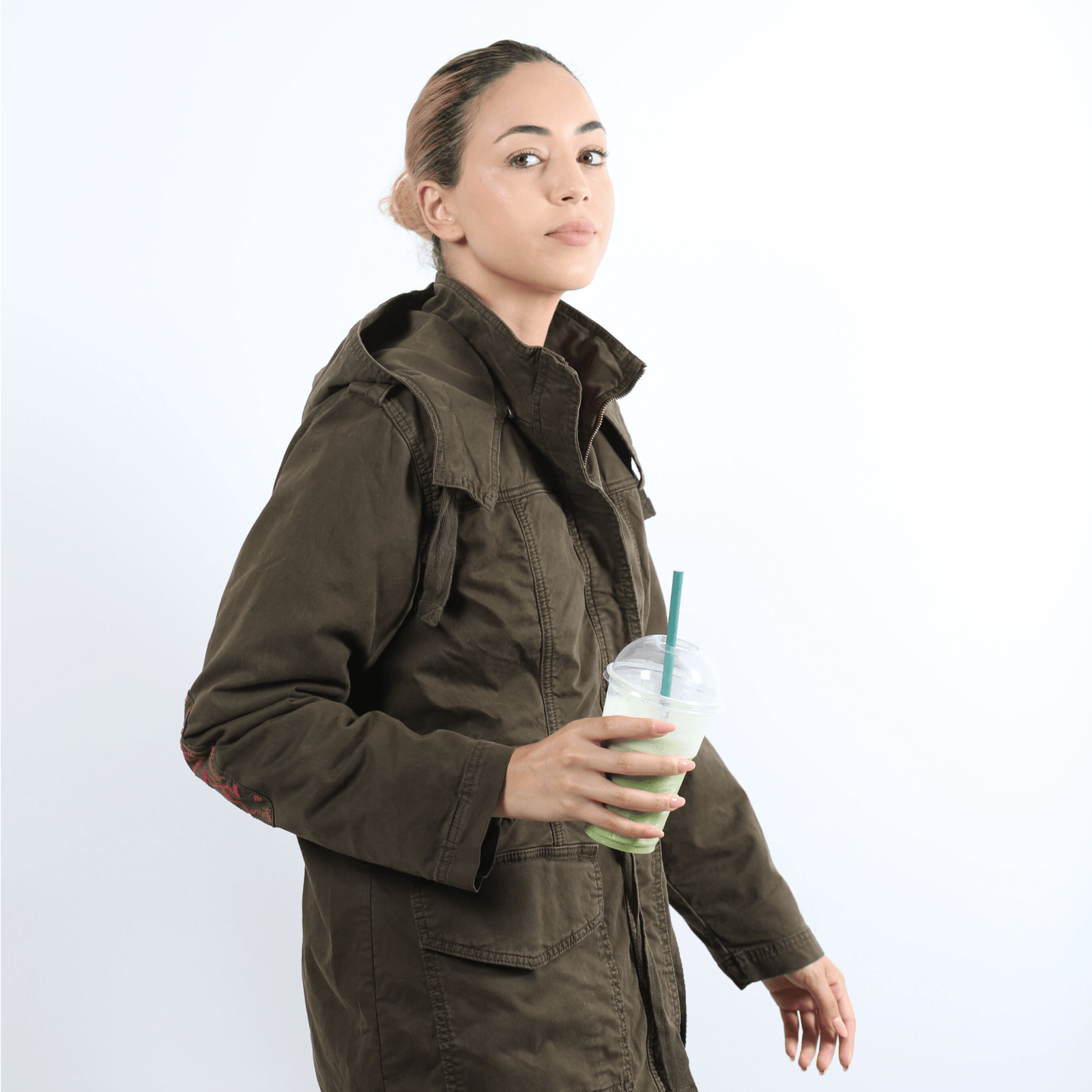 THE SULTAN HAN KHAKI JACKET | MULTICOLOR PINK & PURPLE