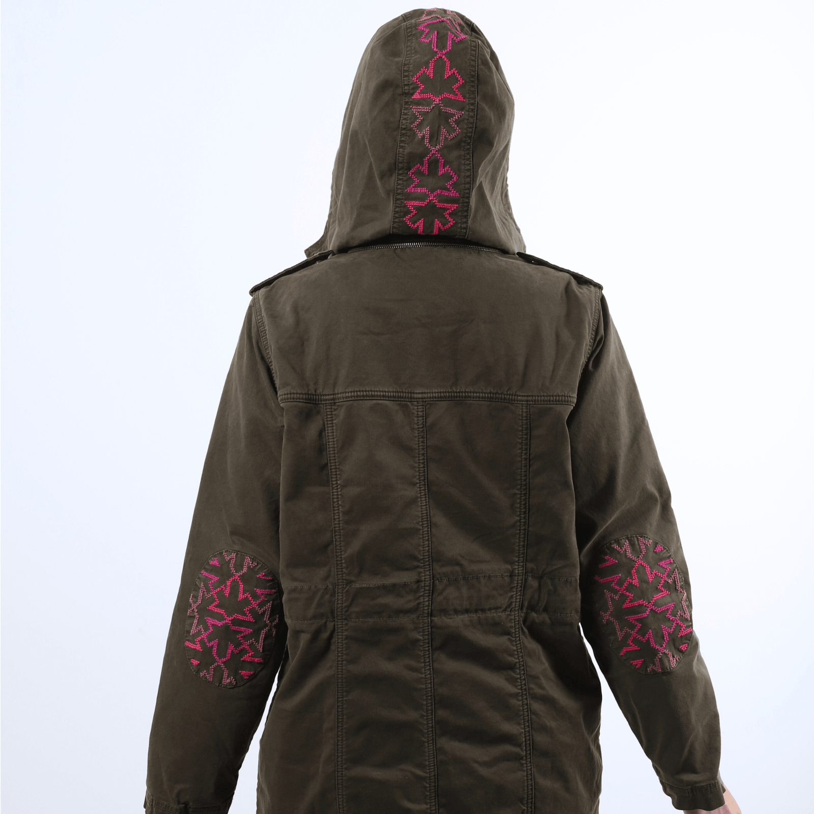 THE SULTAN HAN KHAKI JACKET | MULTICOLOR PINK & PURPLE