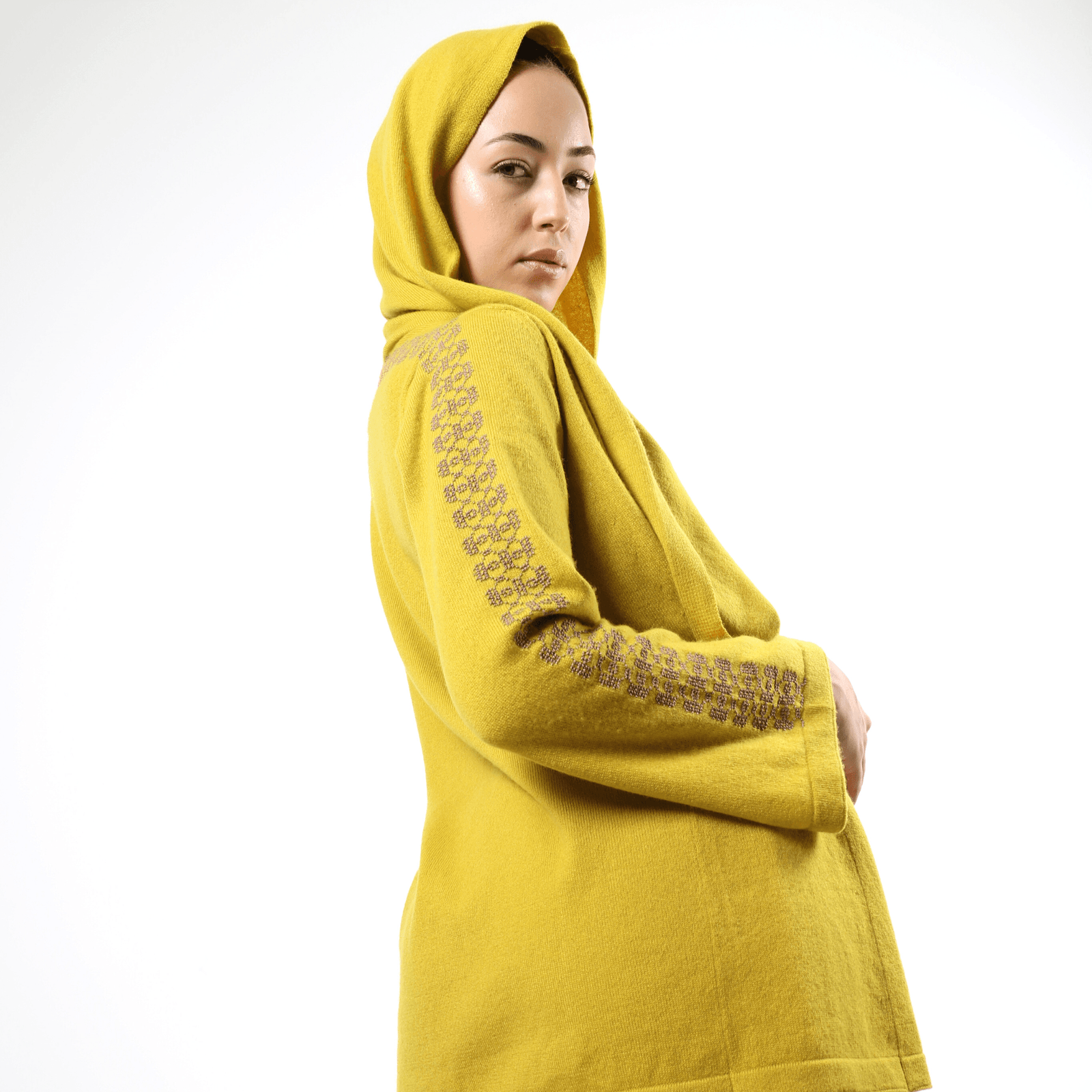 LIME CASHMERE HOODIE | BEEHIVE