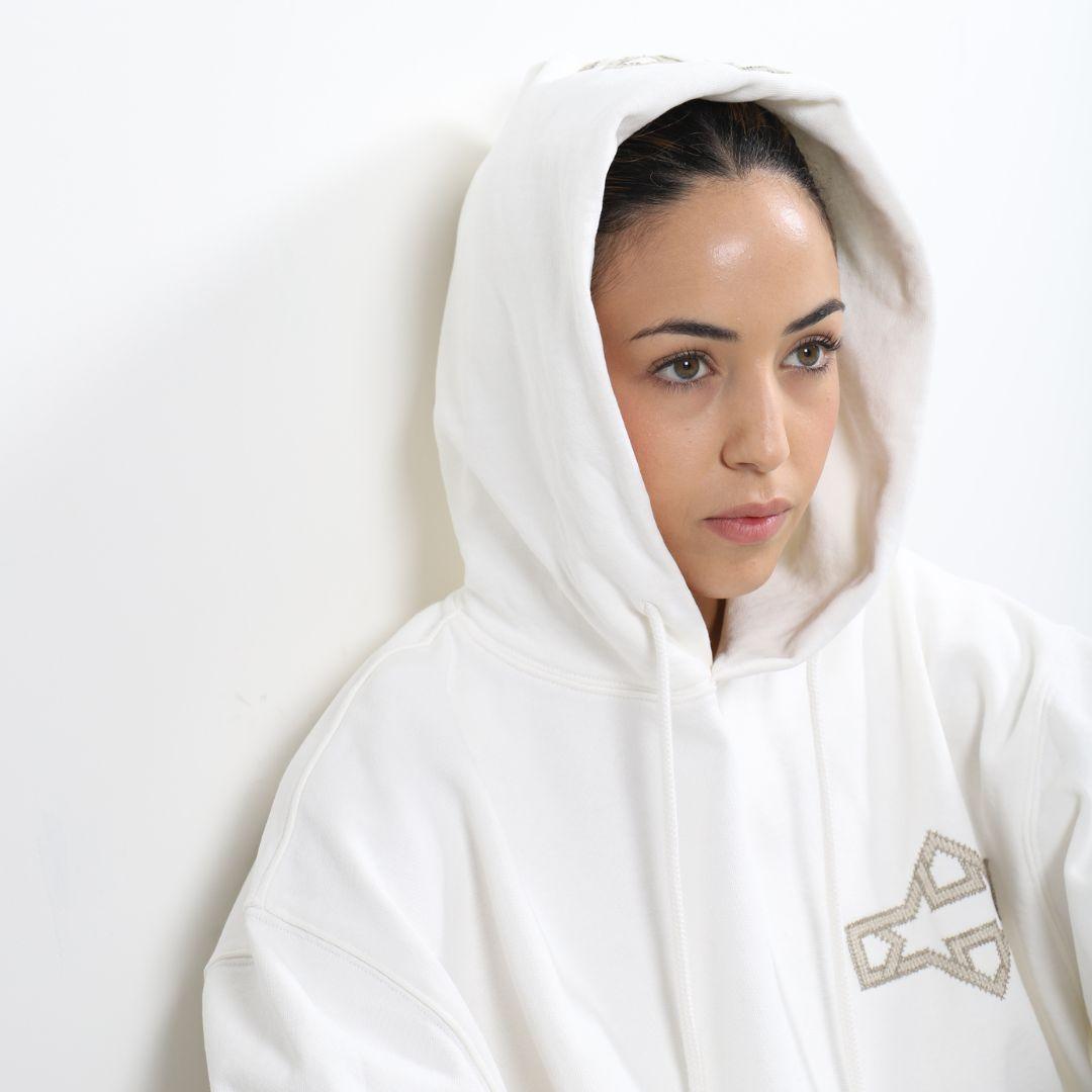 WHITE HOODIE AL QUDS