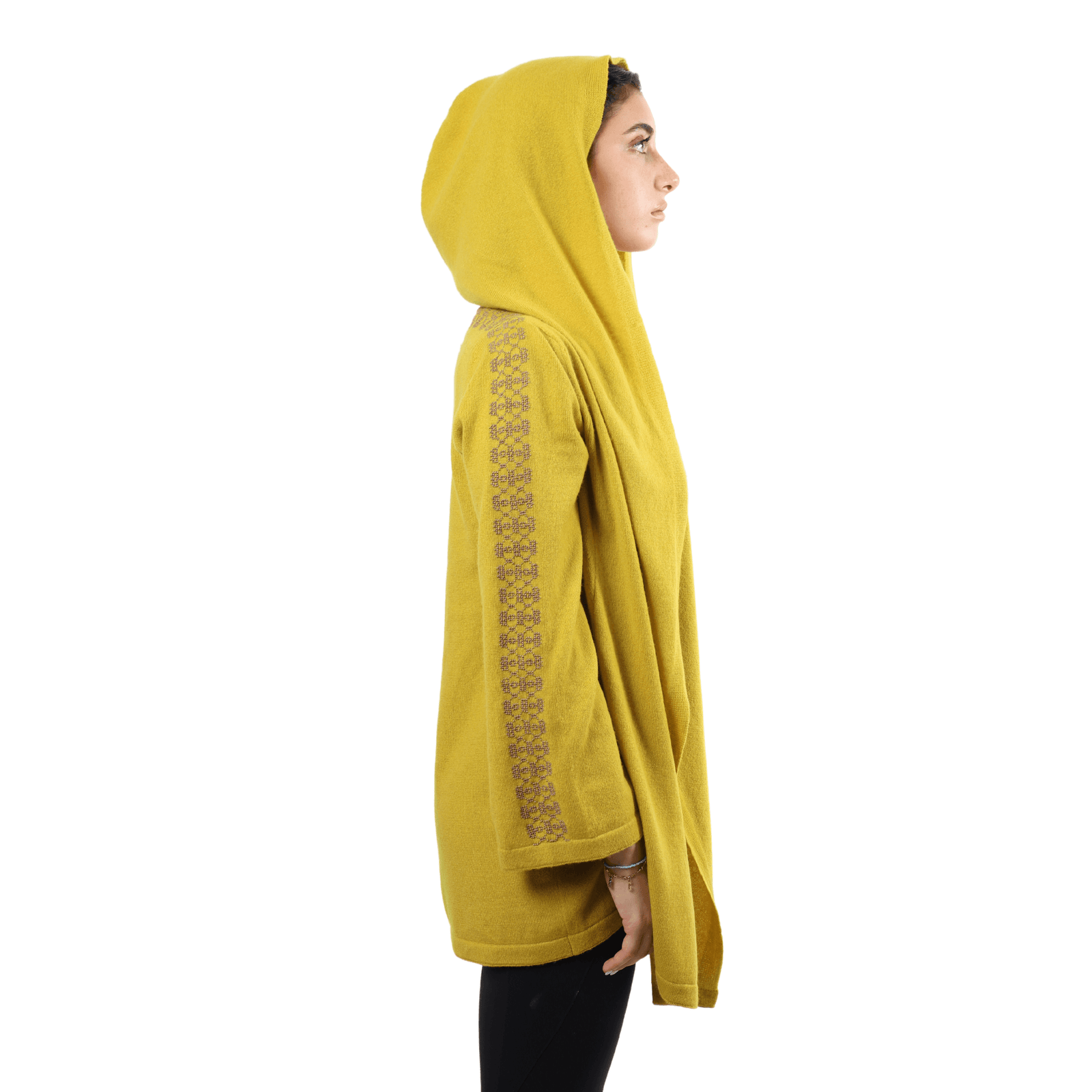 LIME CASHMERE HOODIE | BEEHIVE