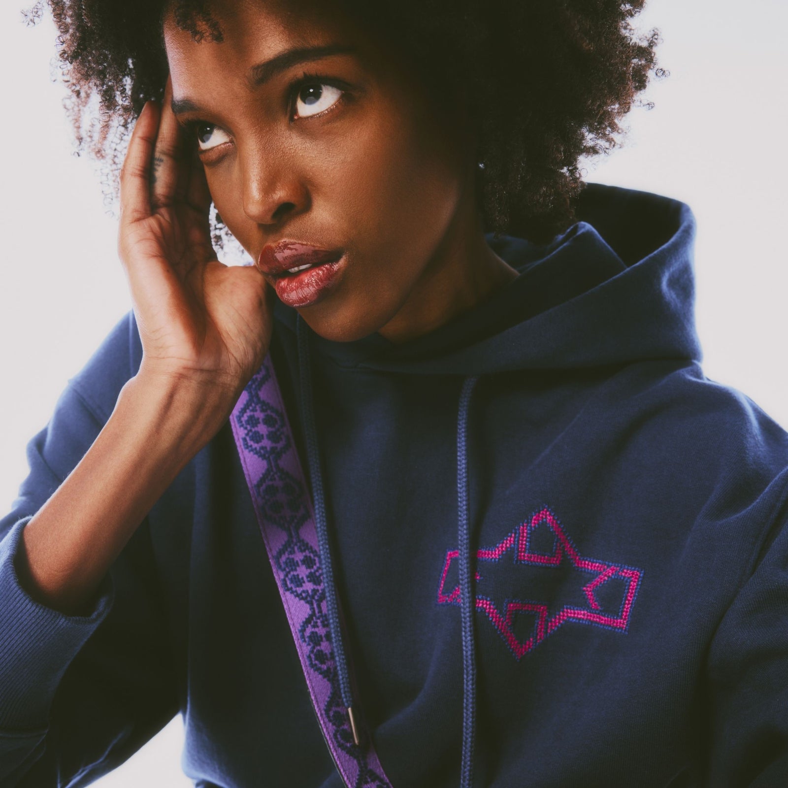 BLUE HOODIE AL QUDS