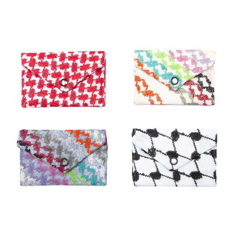 KEFFIYEH EMBROIDERED BRACELET | SET of 2