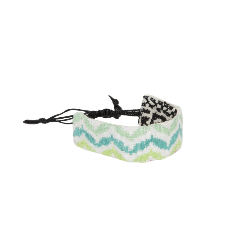 KEFFIYEH EMBROIDERED BRACELET | SET of 2