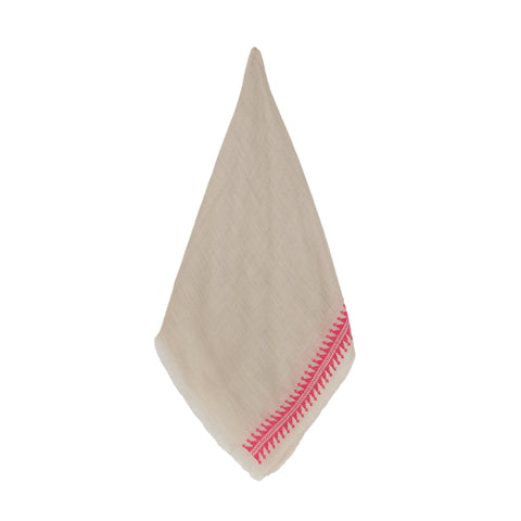 BEIGE CASHMERE & SILK ANTIQUE BLUE SULTAN HAN
