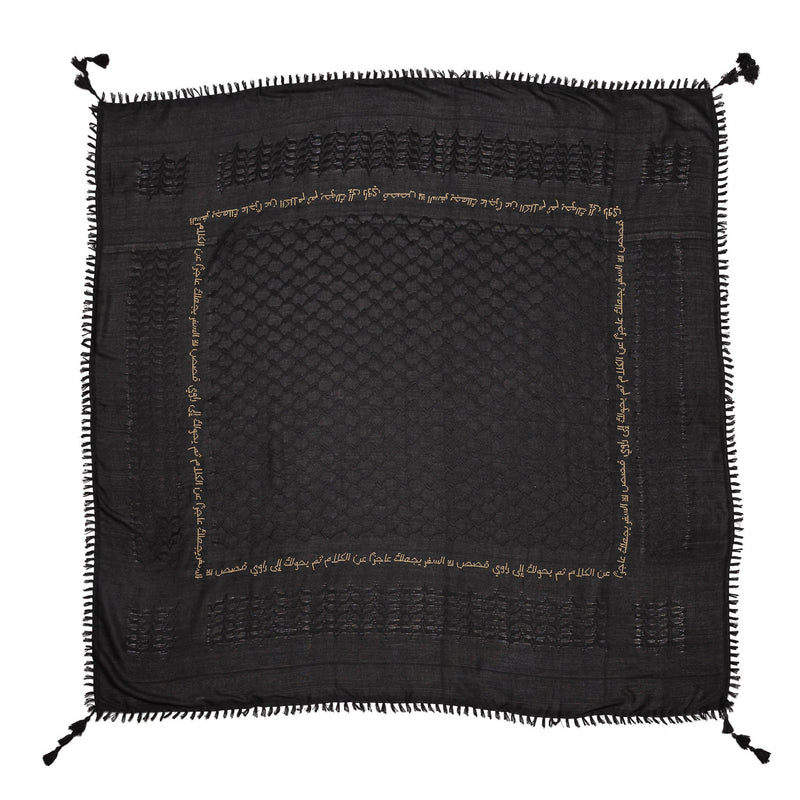 BLACK IBN BATTUTA SPECIAL EDITION KEFFIYEH