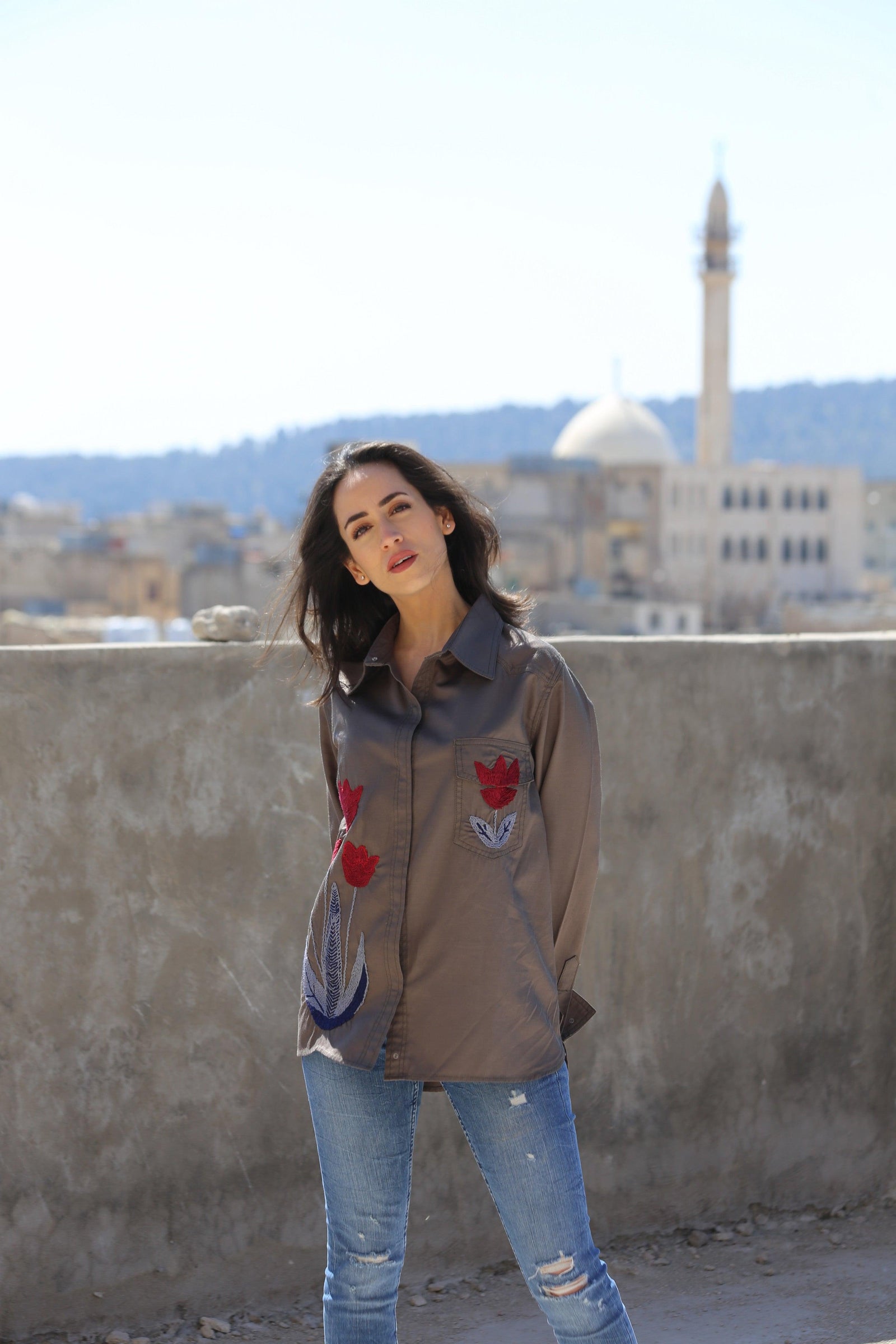 THE TULIP KHAKI SHIRT