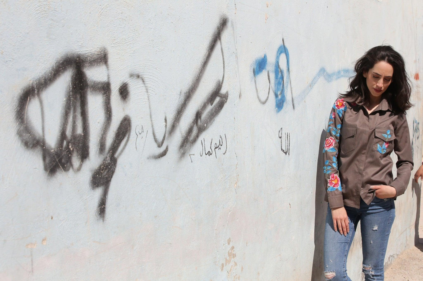 hana shirt by rasha odeh and sep ethical luxury fashion embroidery