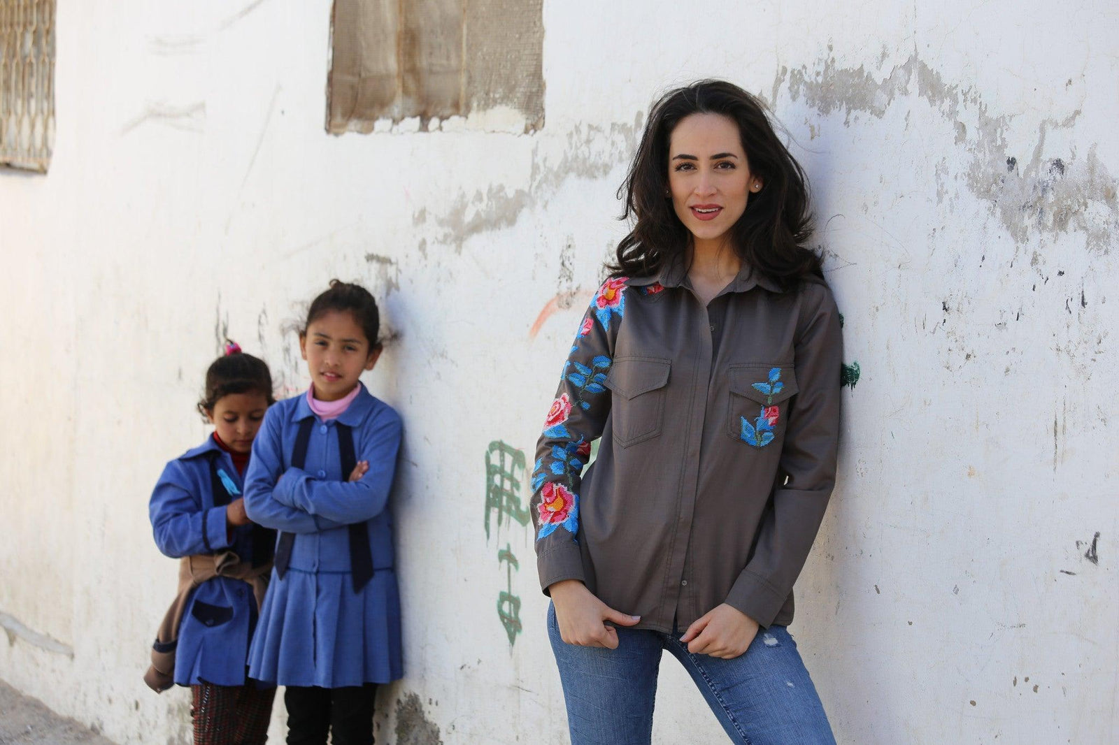 hana shirt by rasha odeh and sep ethical luxury fashion embroidery