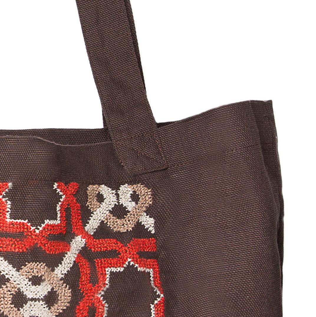 BROWN CANVAS BAG SDG#3