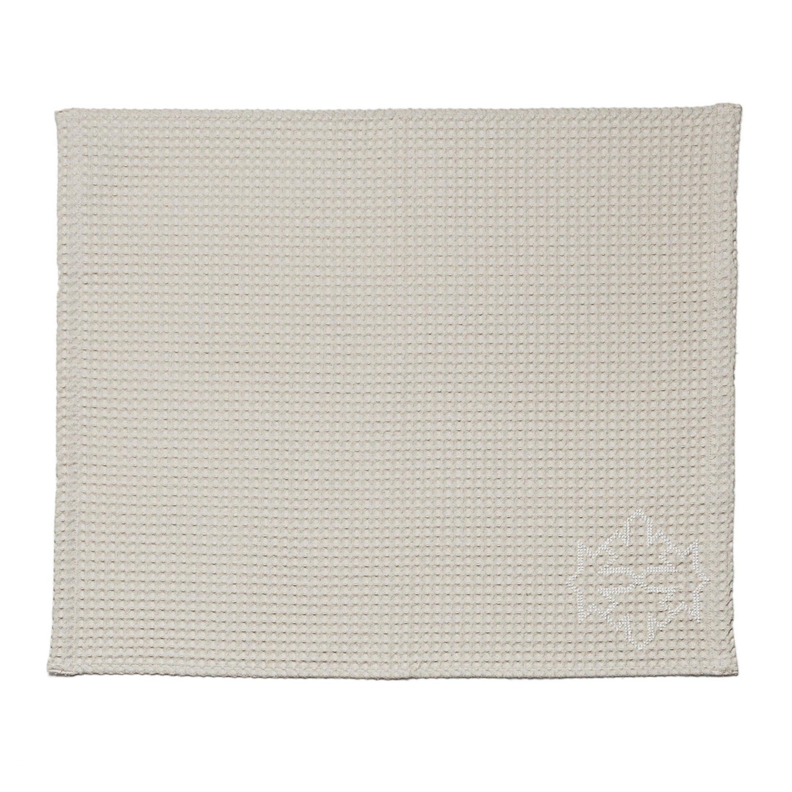 Ecru Waffle Cotton