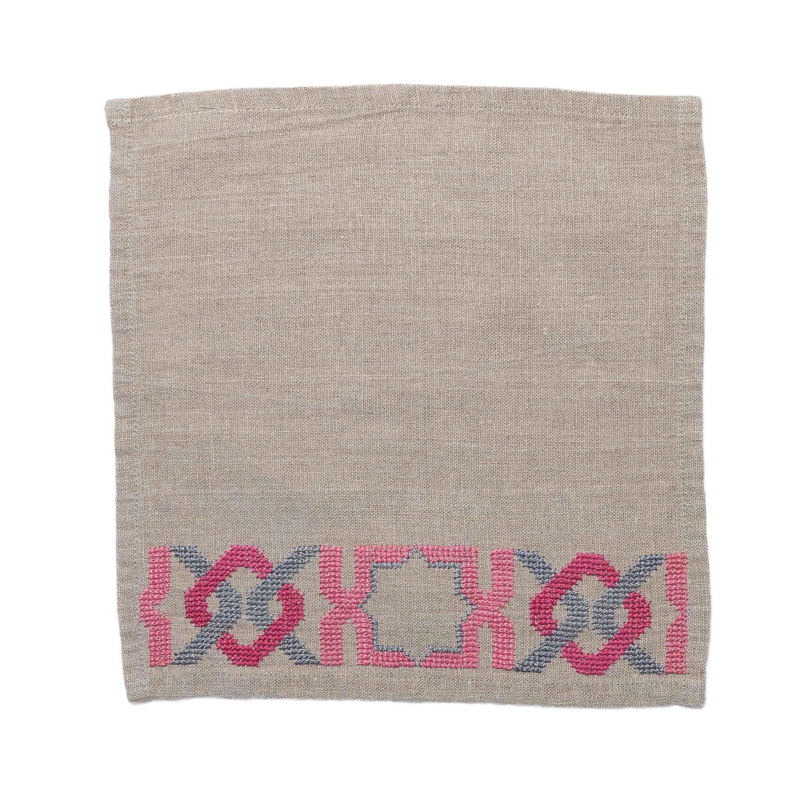 SOFTENED LINEN TOWEL SET SUNSET PINK ALHAMBRA