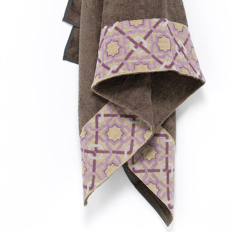 TAUPE TERRY COTTON TOWEL ALHAMBRA