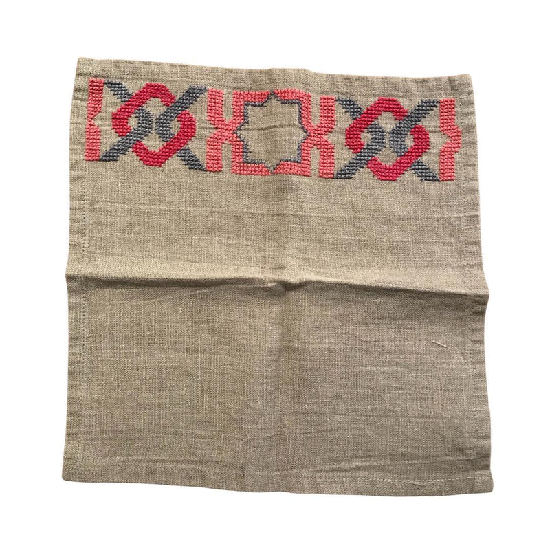 SOFTENED LINEN TOWEL SET SUNSET PINK ALHAMBRA
