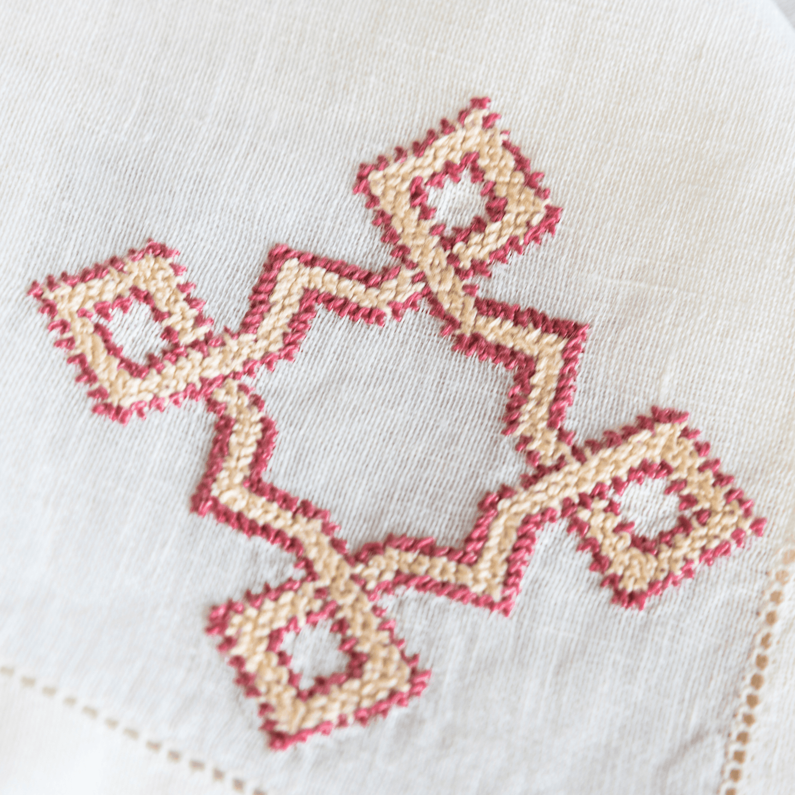 LINEN GAUZE TABLECLOTH CREAM KOUTUBIA