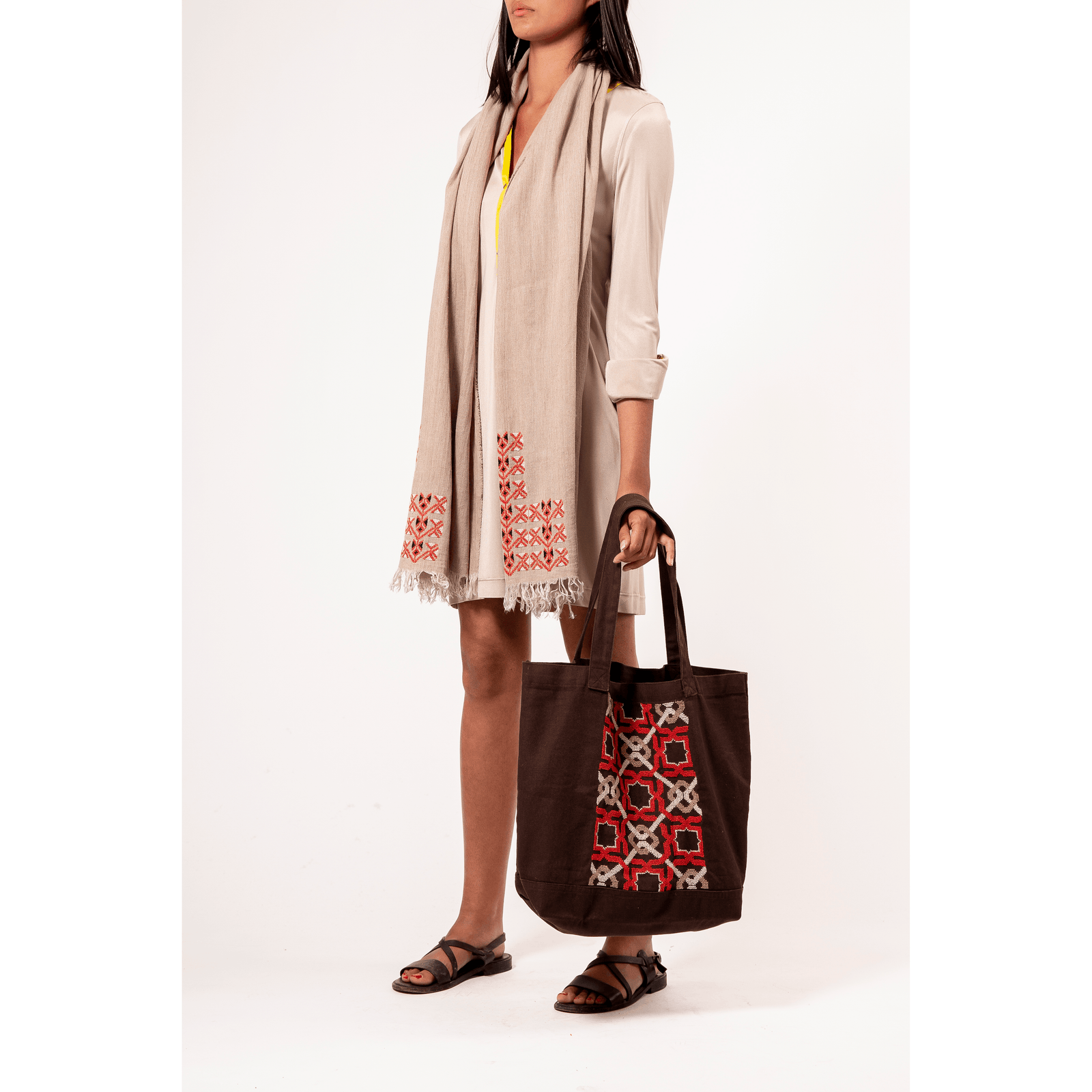 BROWN CANVAS BAG SDG#3