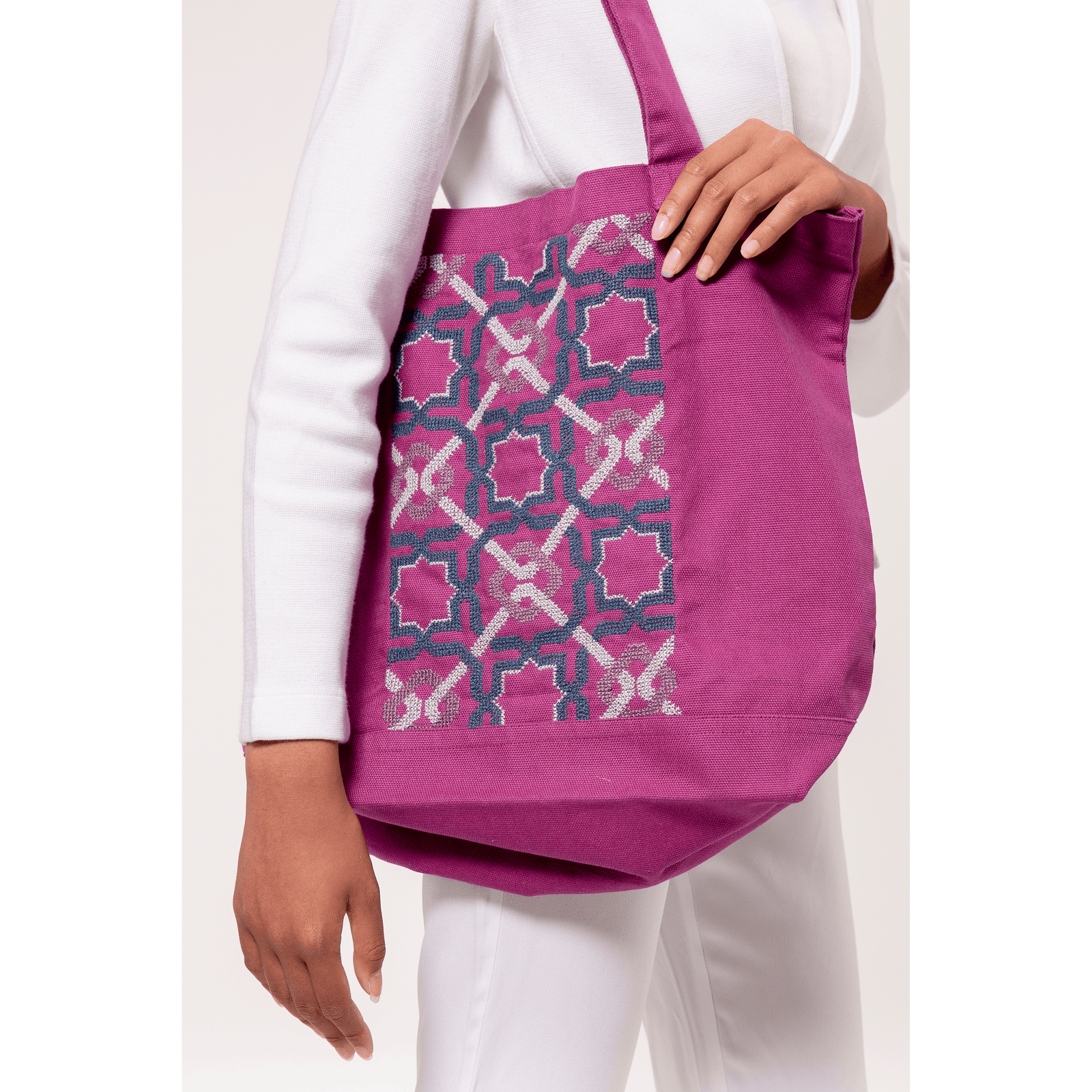 PURPLE CANVAS BAG SDG#10