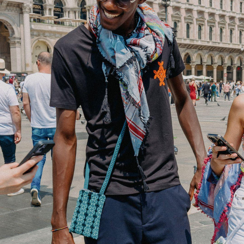 COTTON & LINEN PHONE POUCH | MURANO